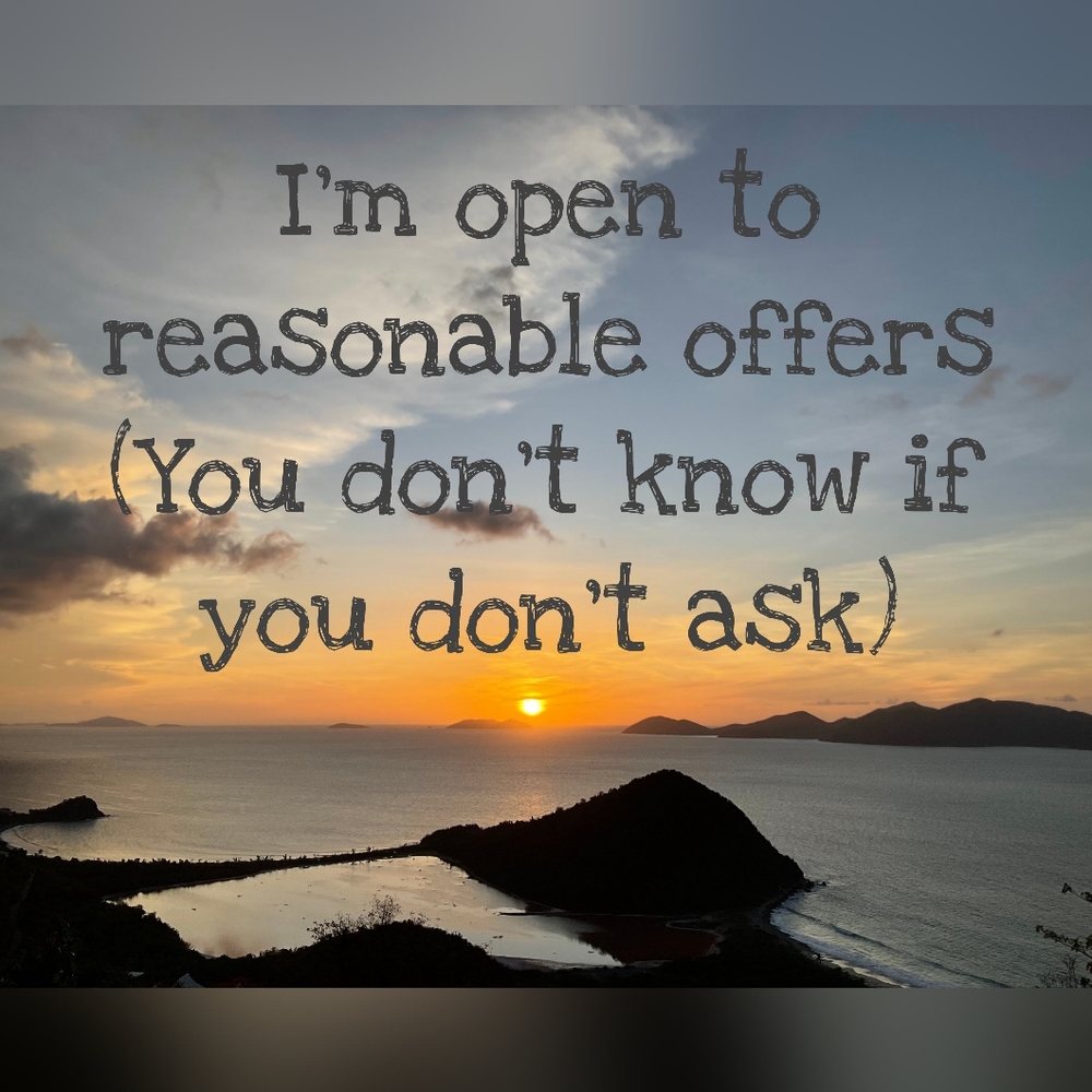 Reasonable offers welcome!